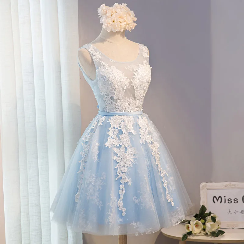 Vestido de festa, короткое платье для выпускного вечера,, элегантное бальное платье, пыльно-розовый светильник, Голубое Бальное Платье, Вечернее Платье, GownsC