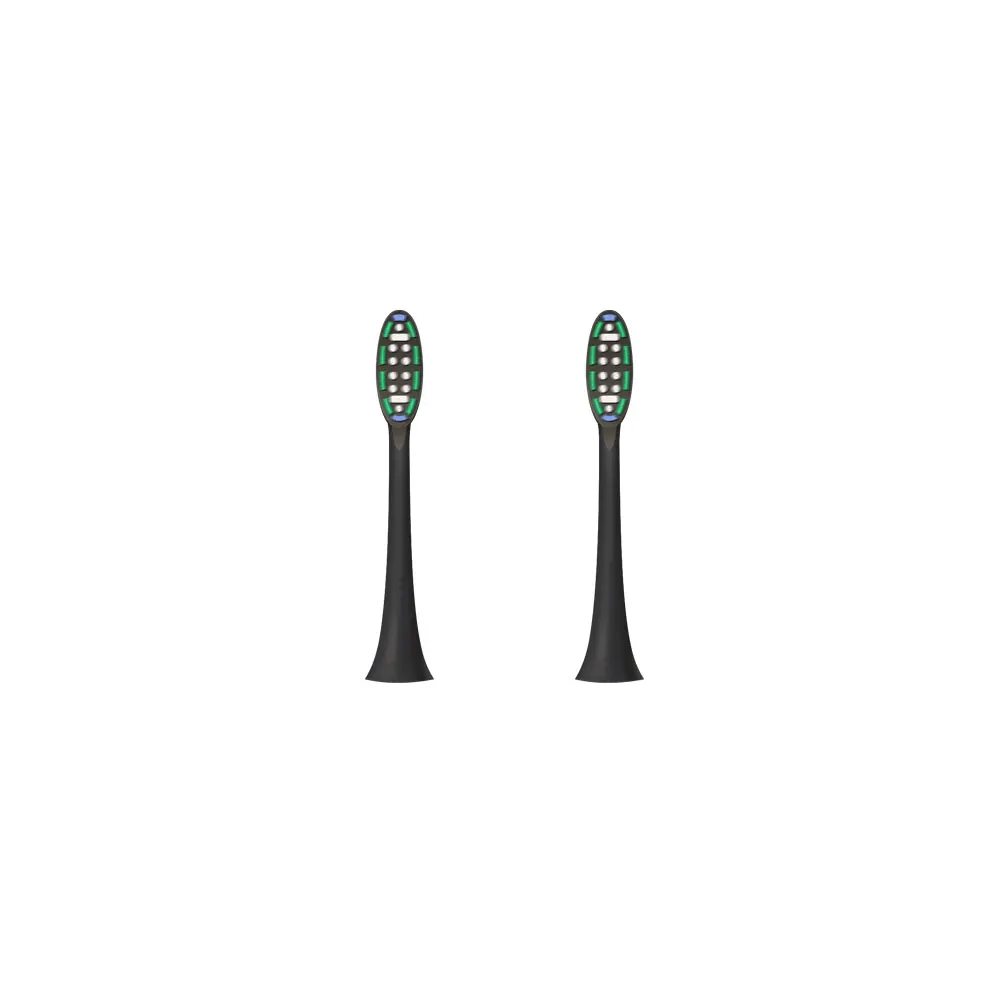 HERE-MEGA DuPont Мягкая головка зубной щетки для 608 - Цвет: 608 2heads Black
