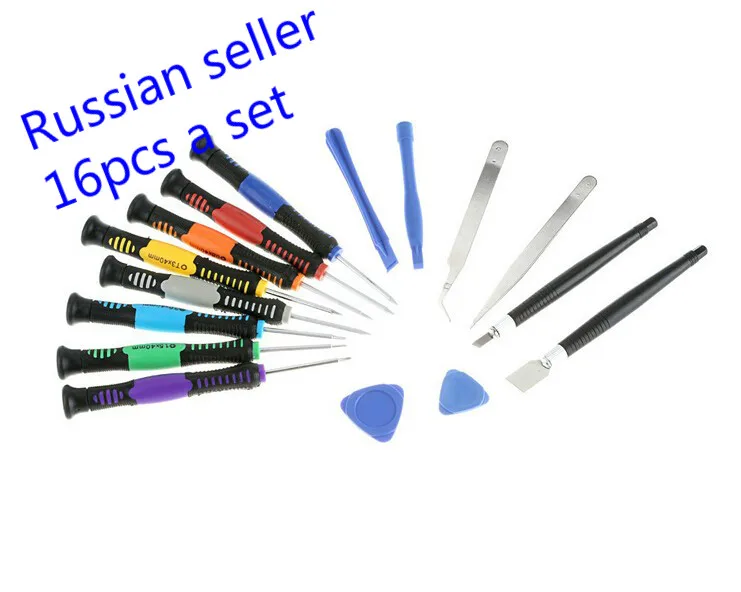 

RU Seller ! Lowest price! 16 pcs a set Mobile Phone Repair Tool Screwdriver for Mobile Phone