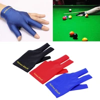spandex snooker billiard cue glove pool left hand open three finger accessory