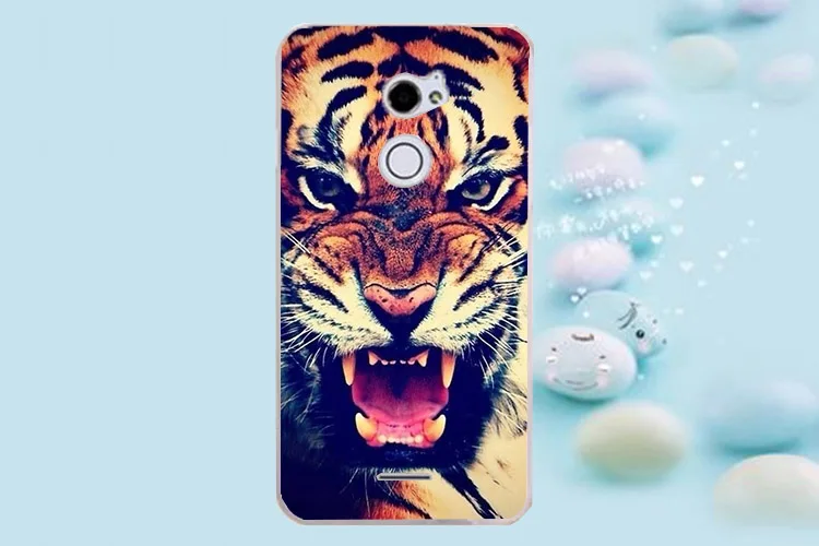 Чехол для Coolpad Torino Новое поступление сделай сам УФ-краска цветной тигр филин Роза