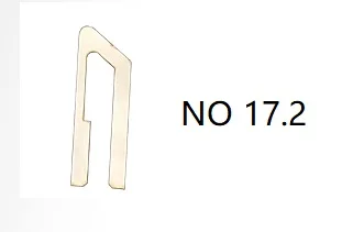 NO 17.2 1 шт. Профессиональный нагревательный нож лезвие для электрических режущих инструментов Горячий Резак Термическое режущее оборудование - Цвет: NO 17.2