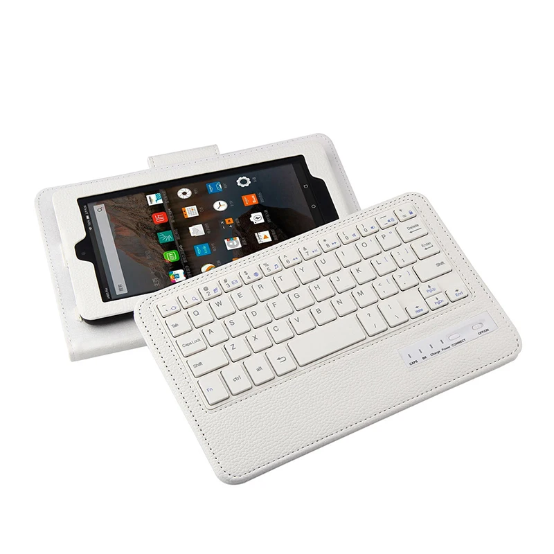 Чехол с клавиатурой для Amazon Kindle Fire HD7 2015 Bluetooth клавиатура откидной крышкой