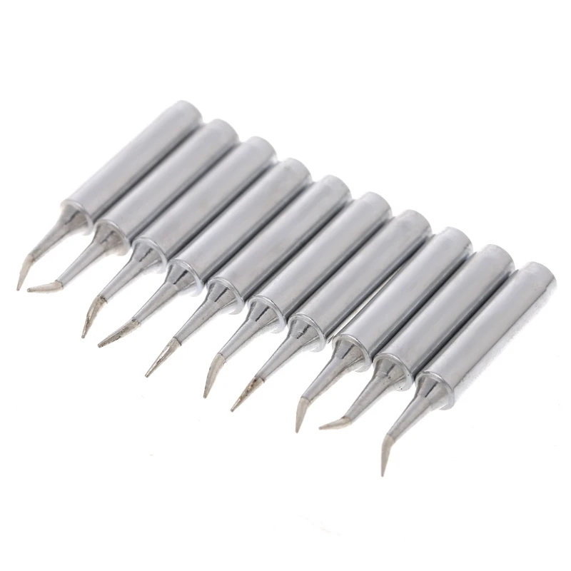 

10Pcs Solder Soldering iron tip 900M-T-SI Lead Free Saike 936 852d+ 909D Solder Iron Tips