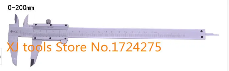 

Promotion of authentic Shanghai Shengong vernier caliper 0-200 precision 0.02M stainless steel caliper / Shen Han SH gage