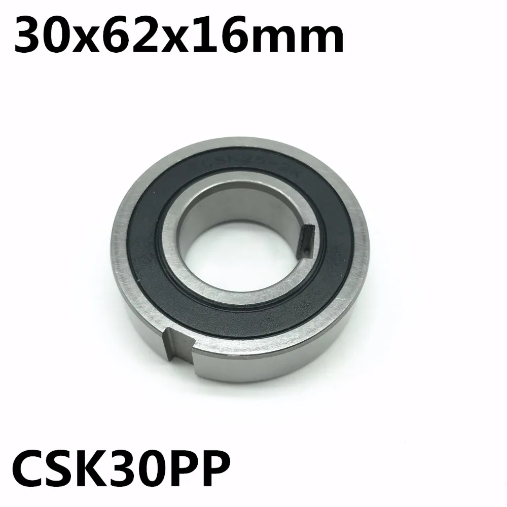 CSK30 CSK30PP 30x62x16 mm 6206PP One Way Bearing With Keyway Sprag Freewheel Backstop Clutch Free shipping