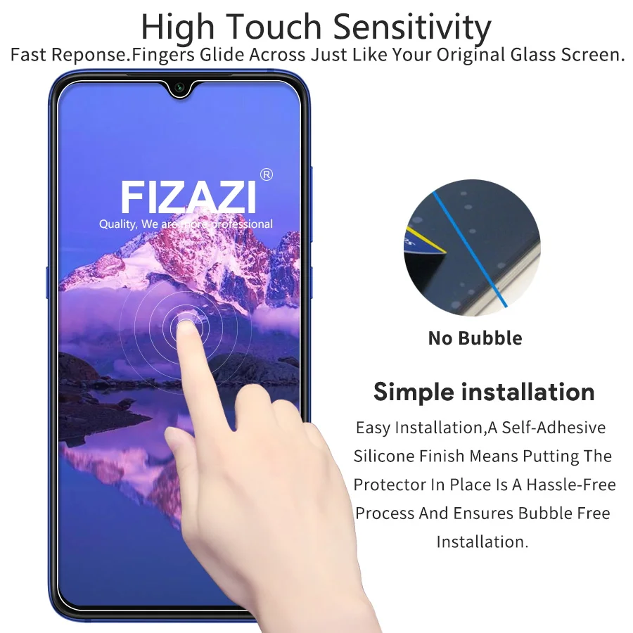 FIZAZI 2.5D Tempered Glass For Xiaomi Mi 9 SE 9H Clear Protective Film Anti Scratch Screen Protector Redmi Note 7 | Мобильные