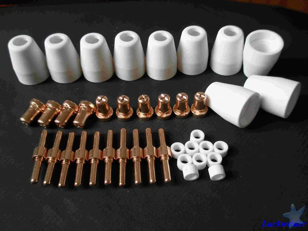 Удлиненные расходные материалы для плазменного резака 40 шт. наконечники