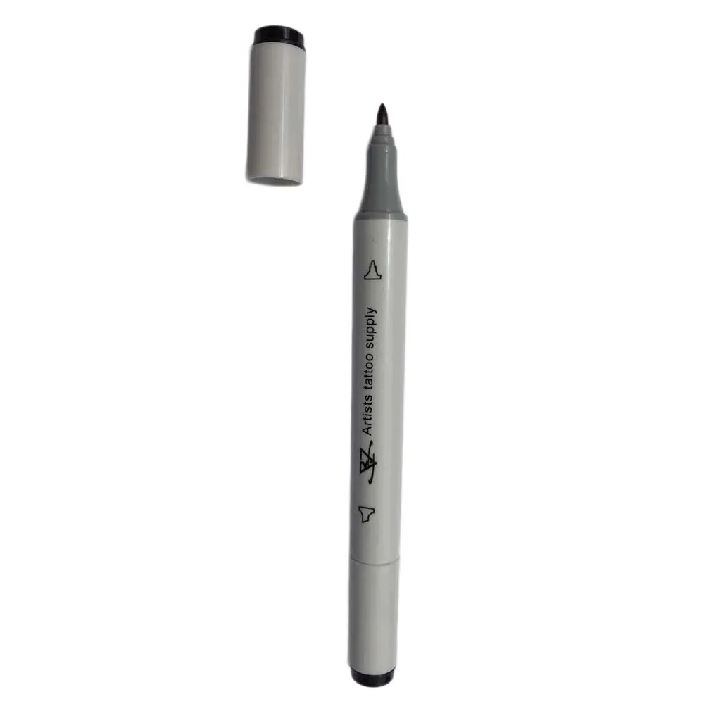 10 цветов ручка для боди арта двойной наконечник маркер татуировки