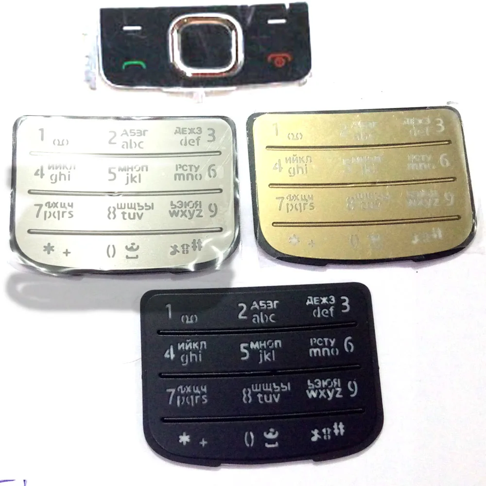 Защитный чехол для Nokia 6700 6700c с кнопками клавиатуры на английском русском и