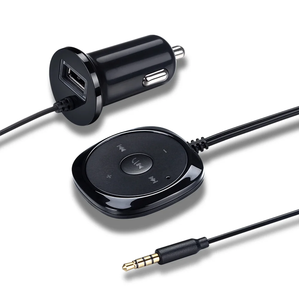 AUX Bluetooth адаптер беспроводной 3,5 мм разъем Bluetooth приемник автомобильный комплект громкой связи телефонный звонок динамик Музыка Аудио Carkit автомобильный стерео