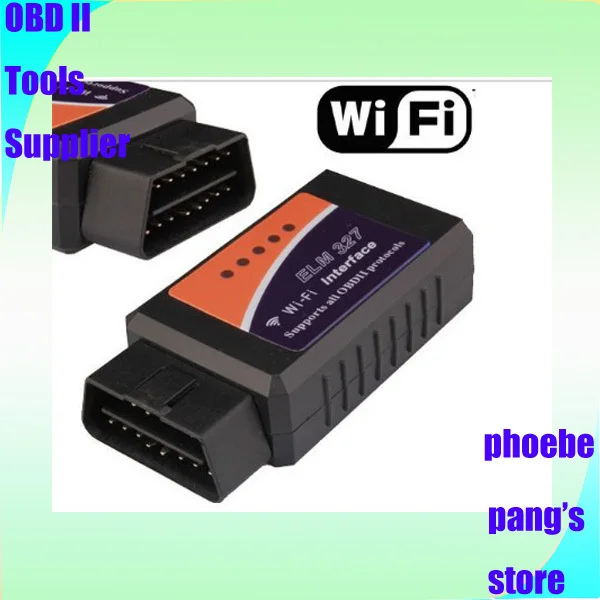 25k80 ELM327 v1.5 wifi OBD OBD2 автомобильный диагностический сканер elm 327 Wi Fi 1 5 OBDII для Android / IOS