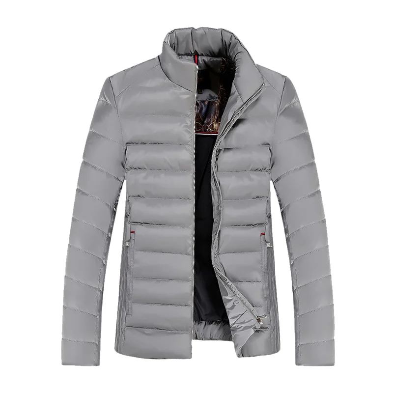 

Winter jacket men 2017 Arrival Parka Brand Clothing Winter coat Men Cotton fashion Warm Regular Formal men down jacket parka