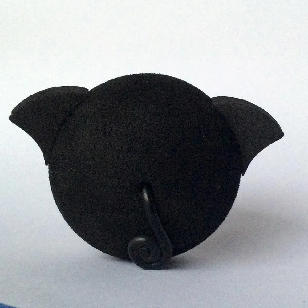 cocoballs black pig car antenna balls automobile decoration aerial toppers eva foam 10pcs/lot | Автомобили и мотоциклы