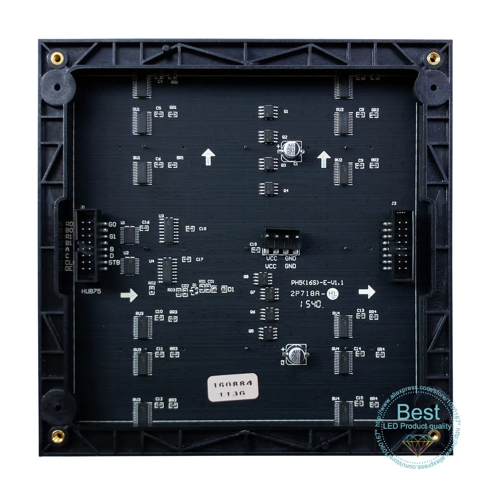 Светодиодный экран P5 для самостоятельной сборки полноцветный модуль SMD