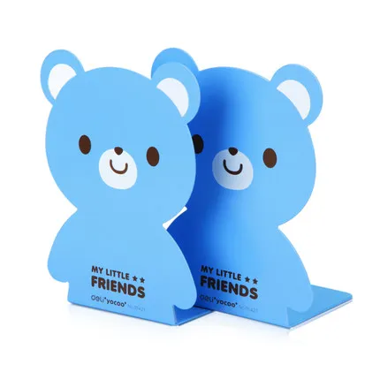 1 пара/лот милый металлический книжный держатель с мультяшными животными панда