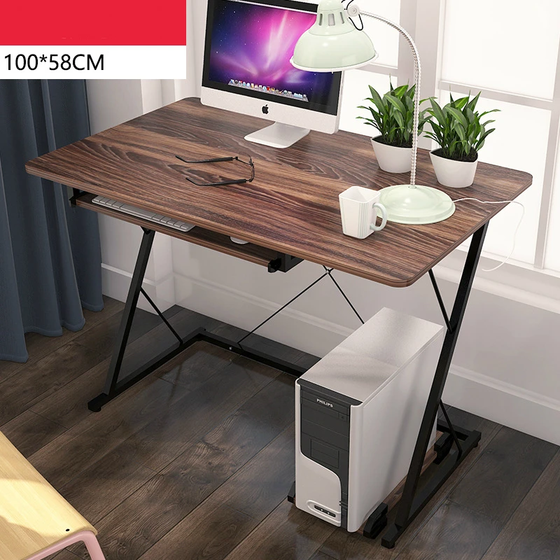 E 100x58cm keyboard Современный простой модный офисный стол высокого качества компьютерный стол для ноутбука письменный стол для учебы - Цвет: E 100x58cm keyboard
