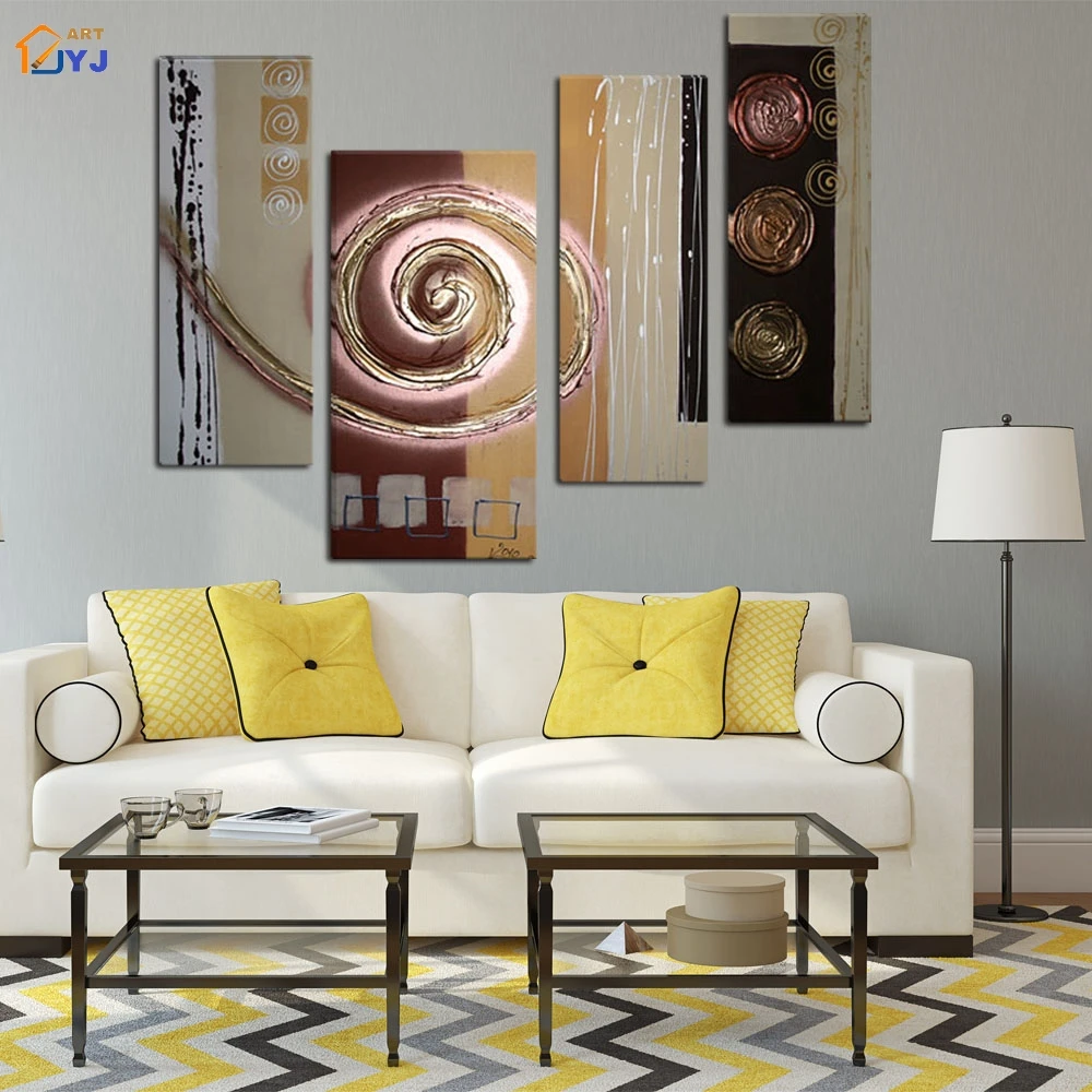 Текстура золотая линия абстрактная картина искусство на стену подарок для