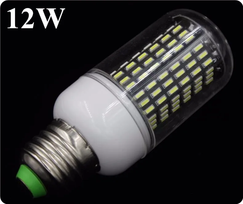 

Real No Flicker/Strobe Smart Power IC Design LED Corn Bulb High Lumen 4014 SMD E27 E14 220V long LifeSpan LED lamp Spot light
