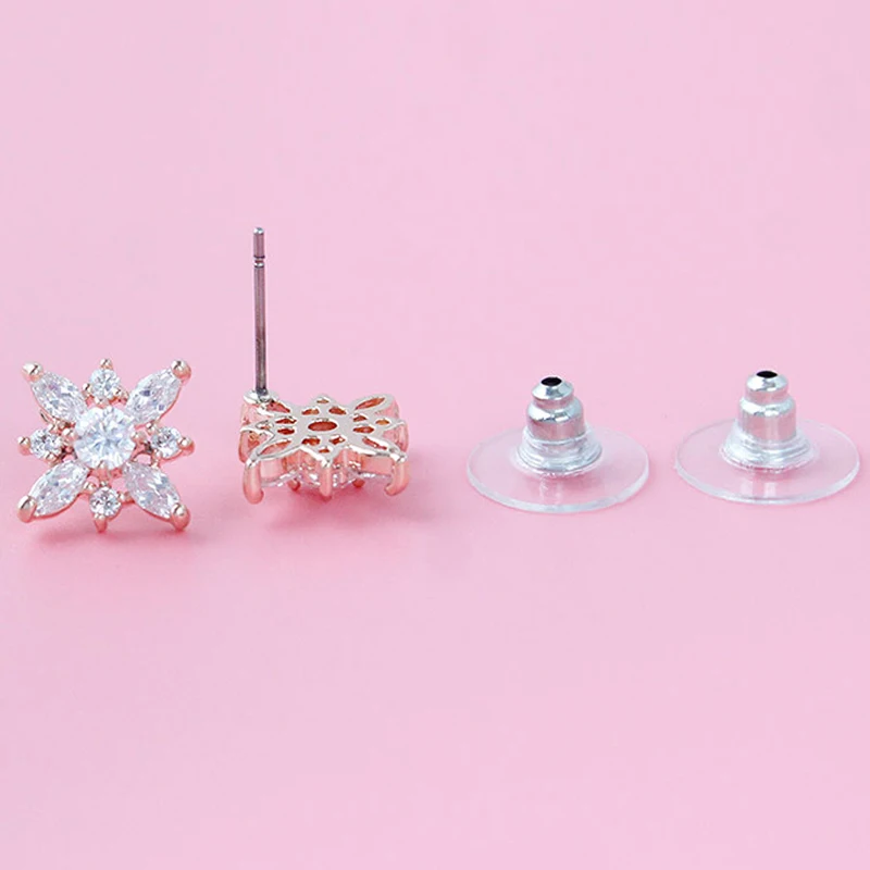 1 пара модные женские туфли со стразами уха цветок серьги