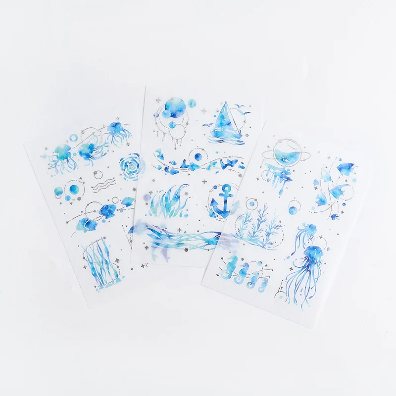 1 12 стилей и бумажная наклейка s Pack Dream Star Series Space Instagram креативный альбом Руководство DIY Украшение для альбома наклейка на мобильный телефон - Цвет: 1