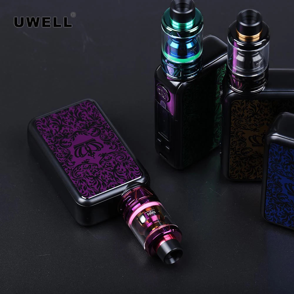 Оригинальная электронная сигарета Uwell Crown 4 200 Вт с атомайзером 5 мл работает на