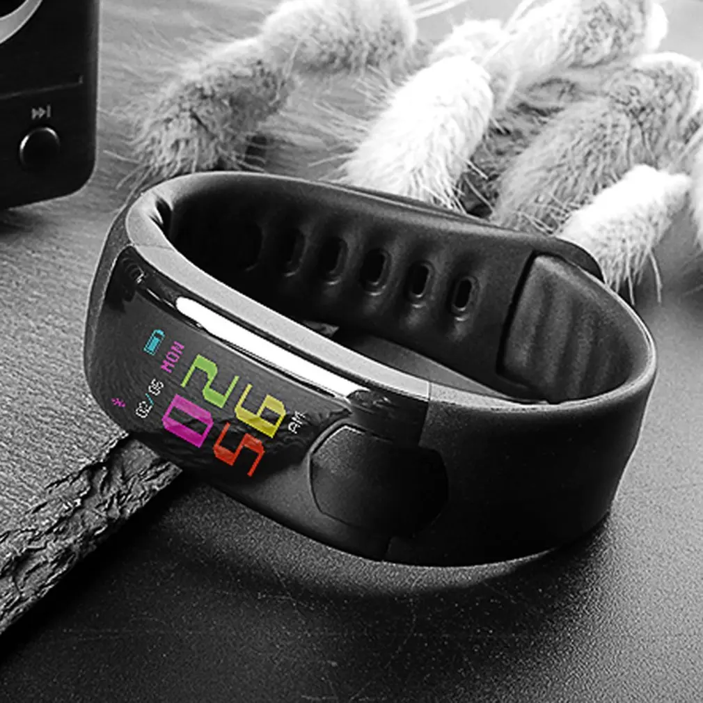 0 96 &quotOLED цветной экран WI11 Smart Band кровяное давление пульсометр шагомер водостойкие