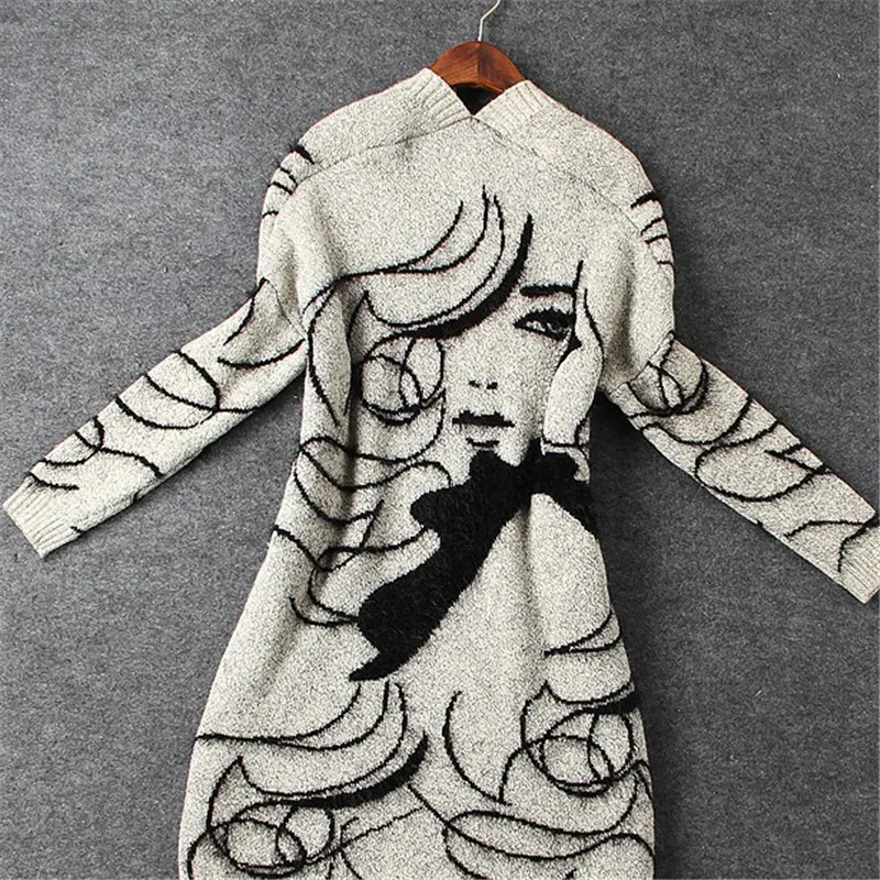 2017 женское повседневное зимнее пончо оверсайз свитера длинное пальто Pull Femme