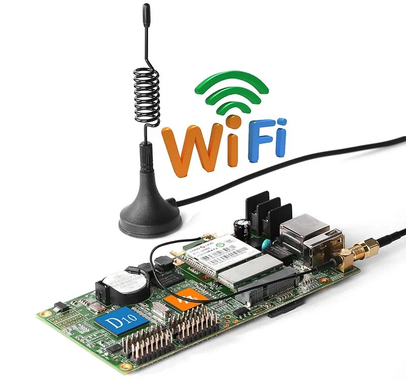 Асинхронный RGB контроллер HD D10 + wifi с 4 * HUB75 интерфейс передачи данных lintel