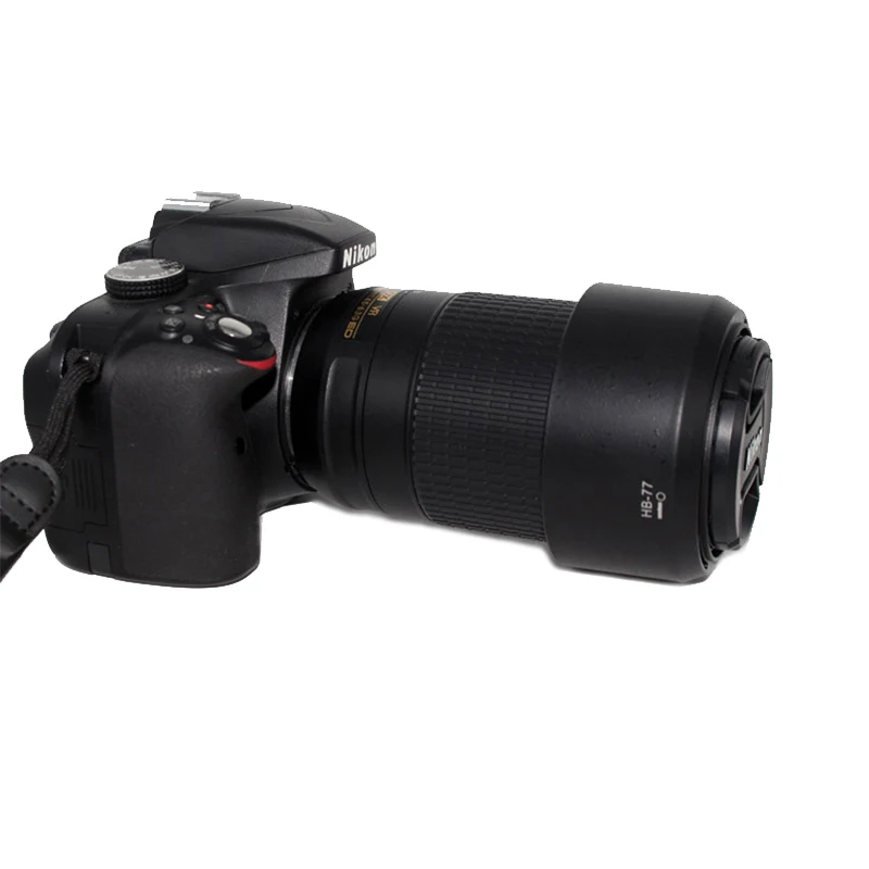 Бленда для объектива 58 мм бленда фотоаппарата Nikon HB 77 DX NIKKOR 70 300 f/4 5 6 3G ED/VR|Бленды| |