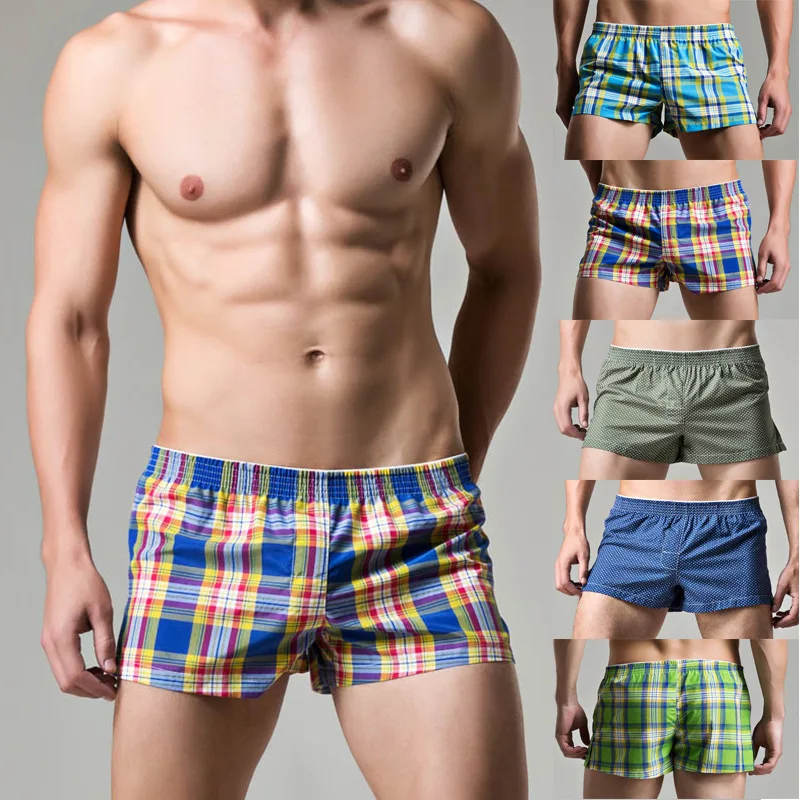 Нижнее белье для мужчин 2017 фирменные мужские боксеры в сетку повседневные