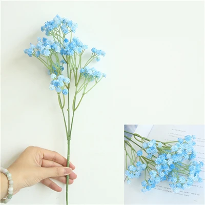 Style 3 QiARSOYOO Красивые Искусственные Gypsophila цветы babysbreat свадебные украшения, искусственные цветы, садовое украшение, домашний декор - Цвет: Style 3