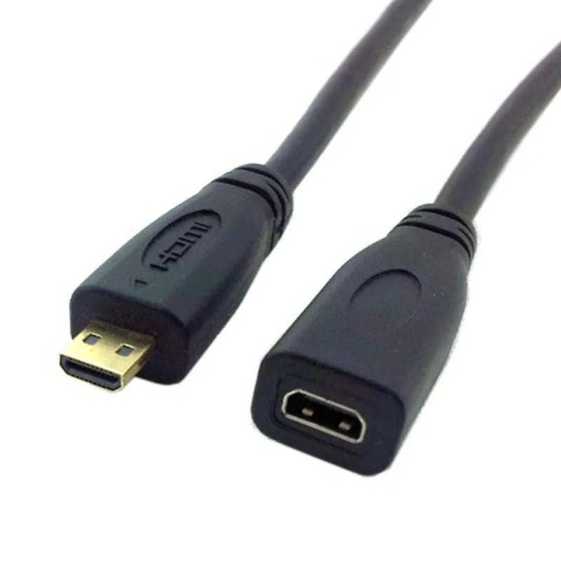 Удлинительные кабели HDMI типа D для аудио и видео кабель Micro Папа мама видеокамеры