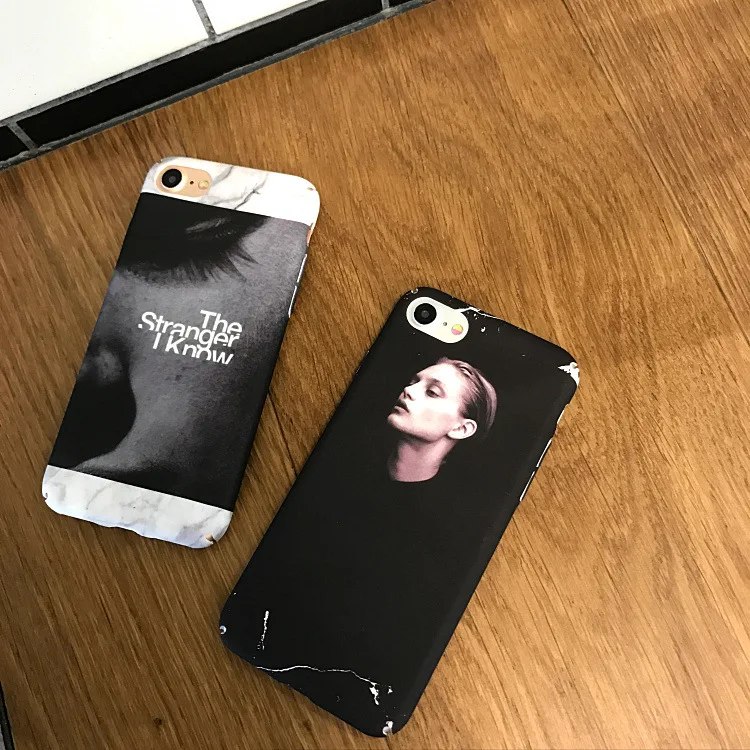 Модный Ретро чехол для телефона с абстрактным рисунком iPhone 7 7plus черный и белый