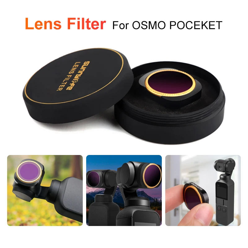 Для DJI osmo pocket/DJI Pocket 2 Filter ND CPL Kit Osmo Accessories polar ND4 8 16 32 UV OsmoPocket фильтры|Аксессуары для