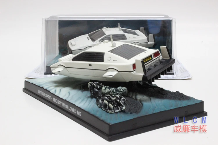 1/43 Scale Diecast Model Car Lotus Cars 007 Series Movie Diving Vehicle Modeling Static Collection Gift