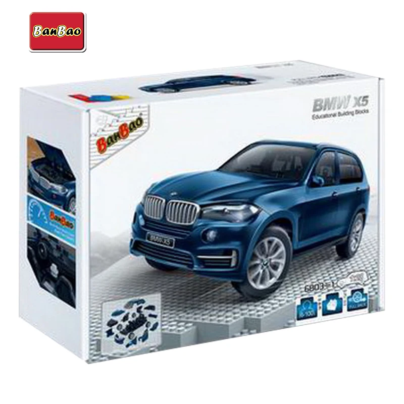 Конструктор для детей BANBAO BMW X5 синий 6803-1 | Игрушки и хобби
