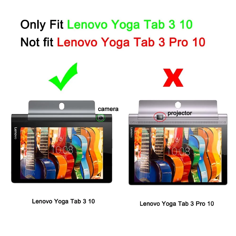 Роскошный чехол для Lenovo YOGA Tab 3 10 1 YT3 X50F x50L X50f откидной Чехол из искусственной кожи