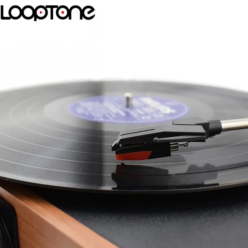LoopTone 33/45/78 Скорость USB проигрыватель диска винила LP w/ FM радио разъем для наушников