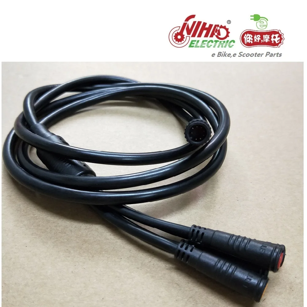 

25 E-BIKE Electric Bike Waterproof Cable Connector Meter Brake Throttle ebike E Bicycle Scooter NIHAO MOTOR 2018 NEW Free ZTECH