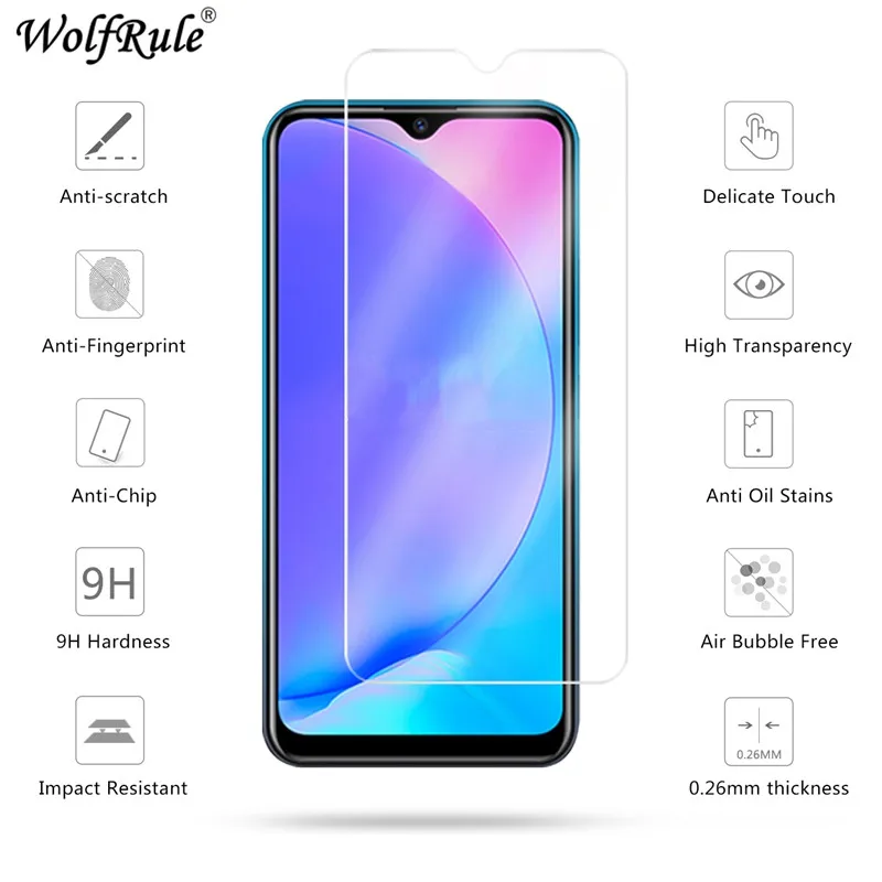 2 шт., защита экрана Vivo Y17, закаленное стекло для BBK Vivo Y17, защитная пленка, ультратонкое стекло для телефона Vivo Y17/Y3 V1902