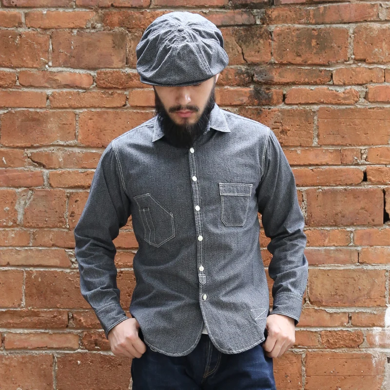 Прочитайте описание Для Мужчин's Повседневное рубашка с длинными рукавами Ман