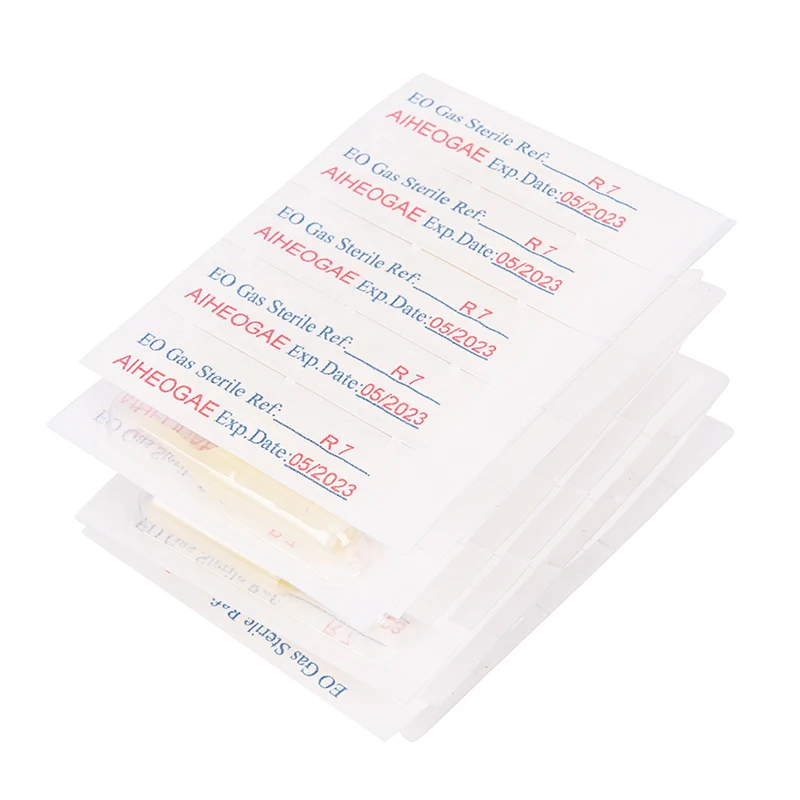 50pcs 3/5/7/9/11R Disposable Sterile Tattoo Tips Nozzle Needle Permanent Makeup Cartridge Needles For Machine Kit | Красота и