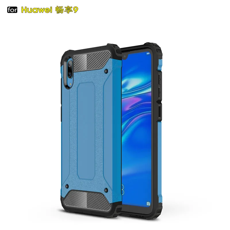 Huawei Y7 Prime 2019 чехол Funda новый роскошный противоударный бампер защиты для huawei Y 7