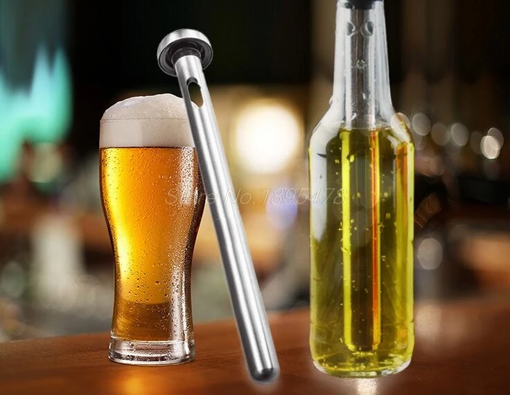 50 шт. полезный прочный охладитель напитков из нержавеющей стали|wine cooling stick|chiller