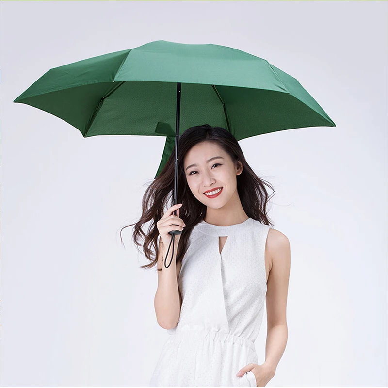 Супер короткий Зонт Xiaomi Mijia пять раз защита от солнца переносной ультралегкий