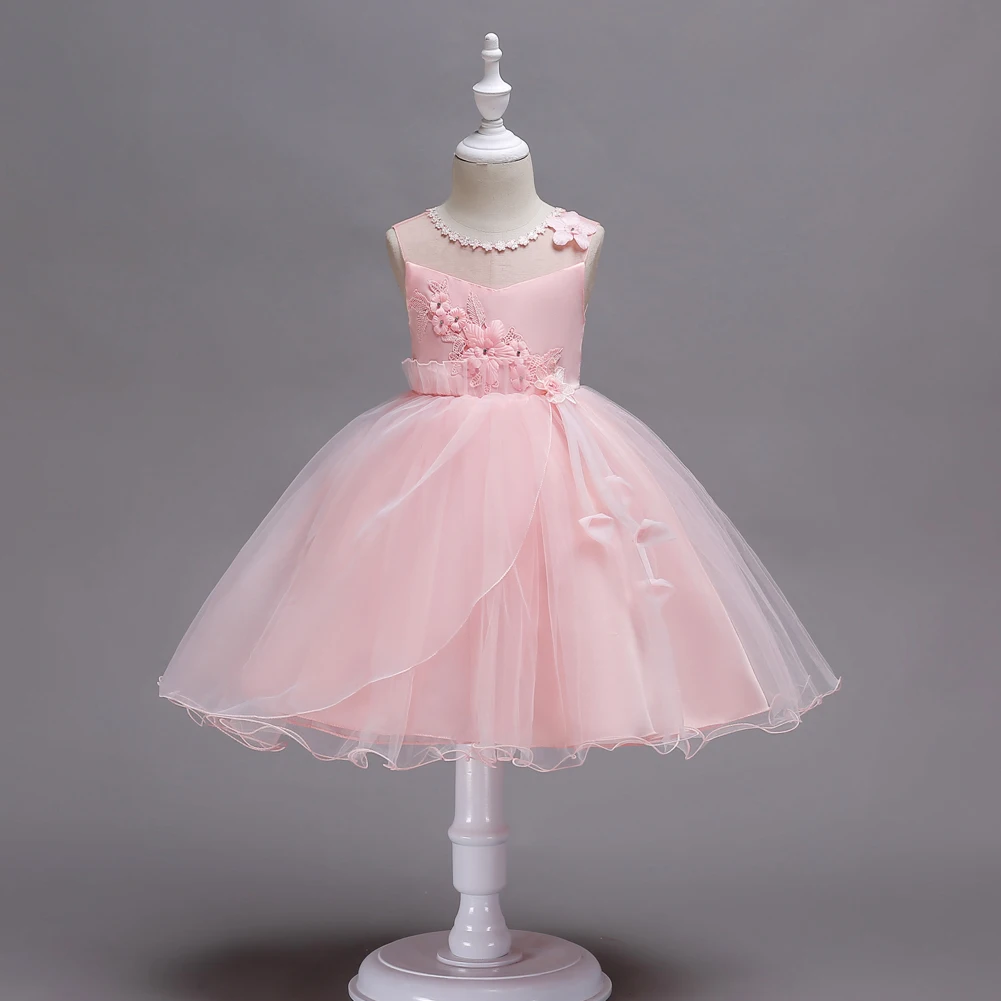 New pattern tutu dress Girl Summer Dresses for Princess Evening baby Party Kids clothes Wedding Holiday | Детская одежда и обувь