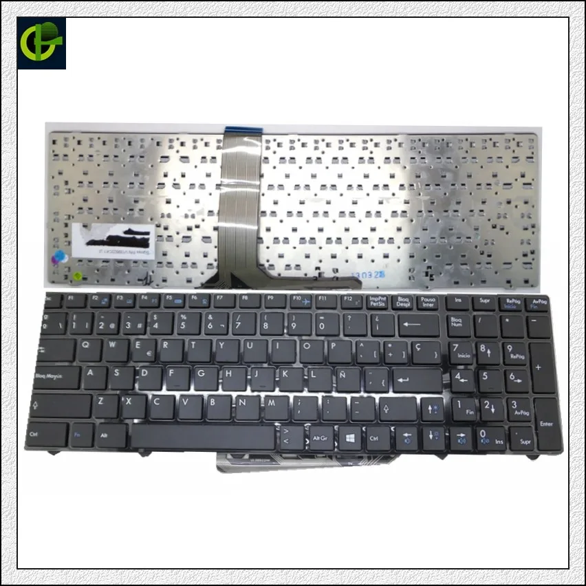 Испанская клавиатура для MSI V139922AK1 V139922BK1 V139922CK1 V139922DK1 V139922FK1 V139922HK1 V139922JK2 V139922LK1