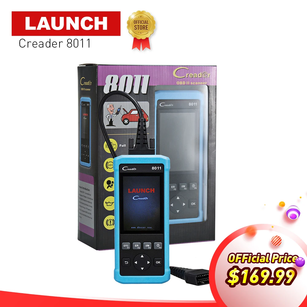 Диагностический инструмент LAUNCH Creader 8011 OBD2/eobd автоматический сканер подушка