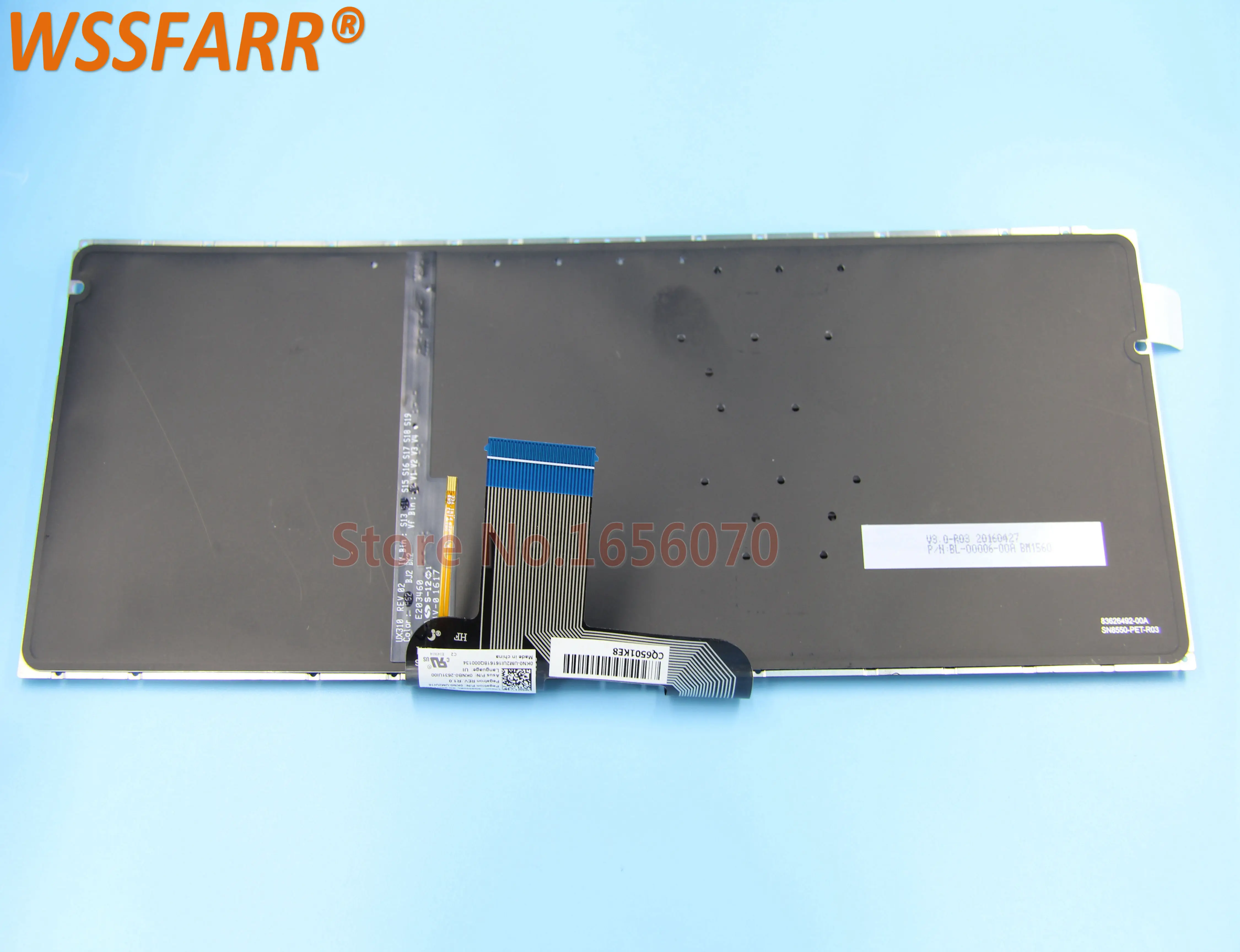 Новая клавиатура для ноутбука Asus ZenBook UX310 UX310UA UX310UQ U4000 U4000U U4000UQ черная с подсветкой